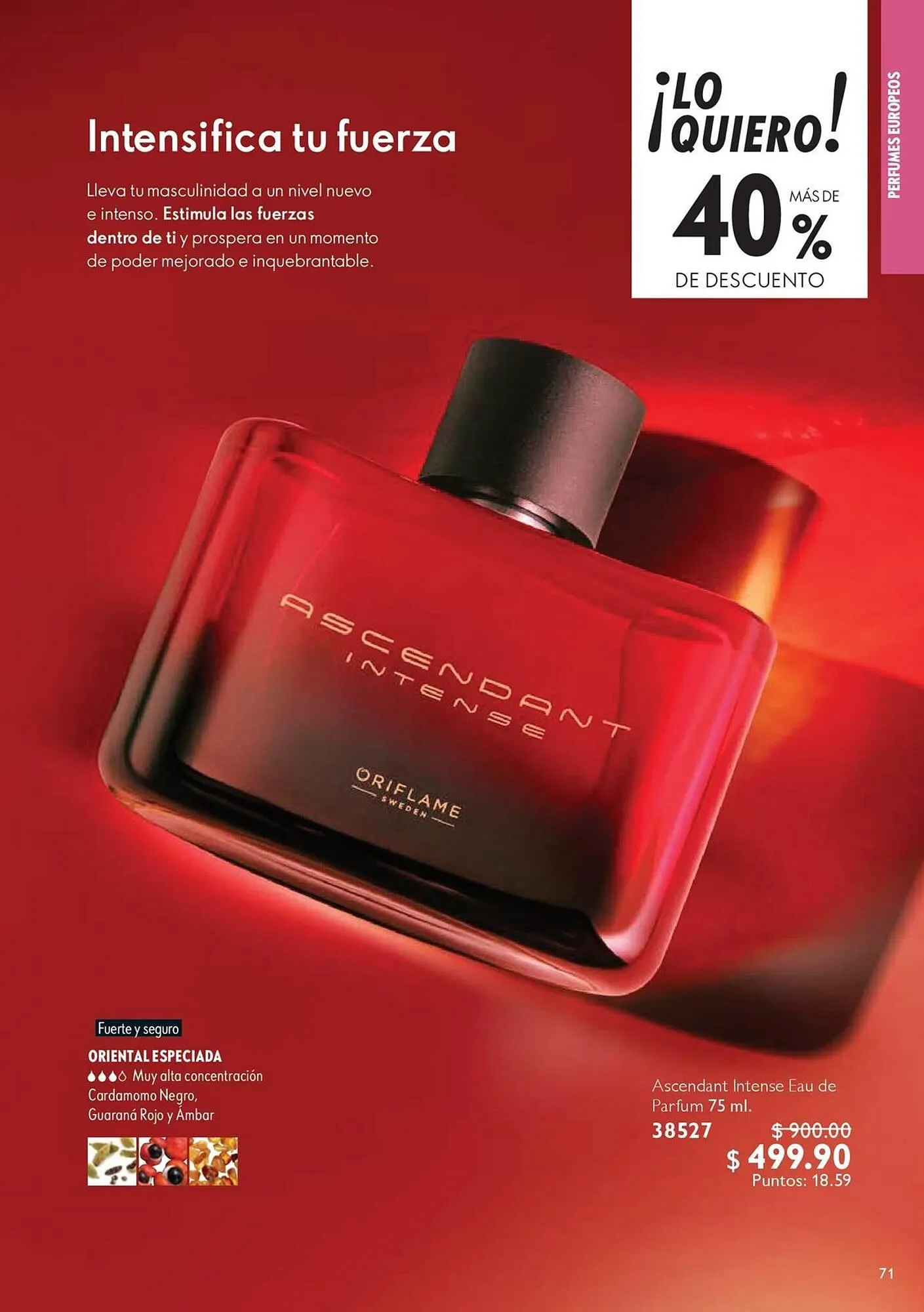 Catálogo de Catálogo Oriflame 6 de octubre al 31 de octubre 2025 - Pagina 71