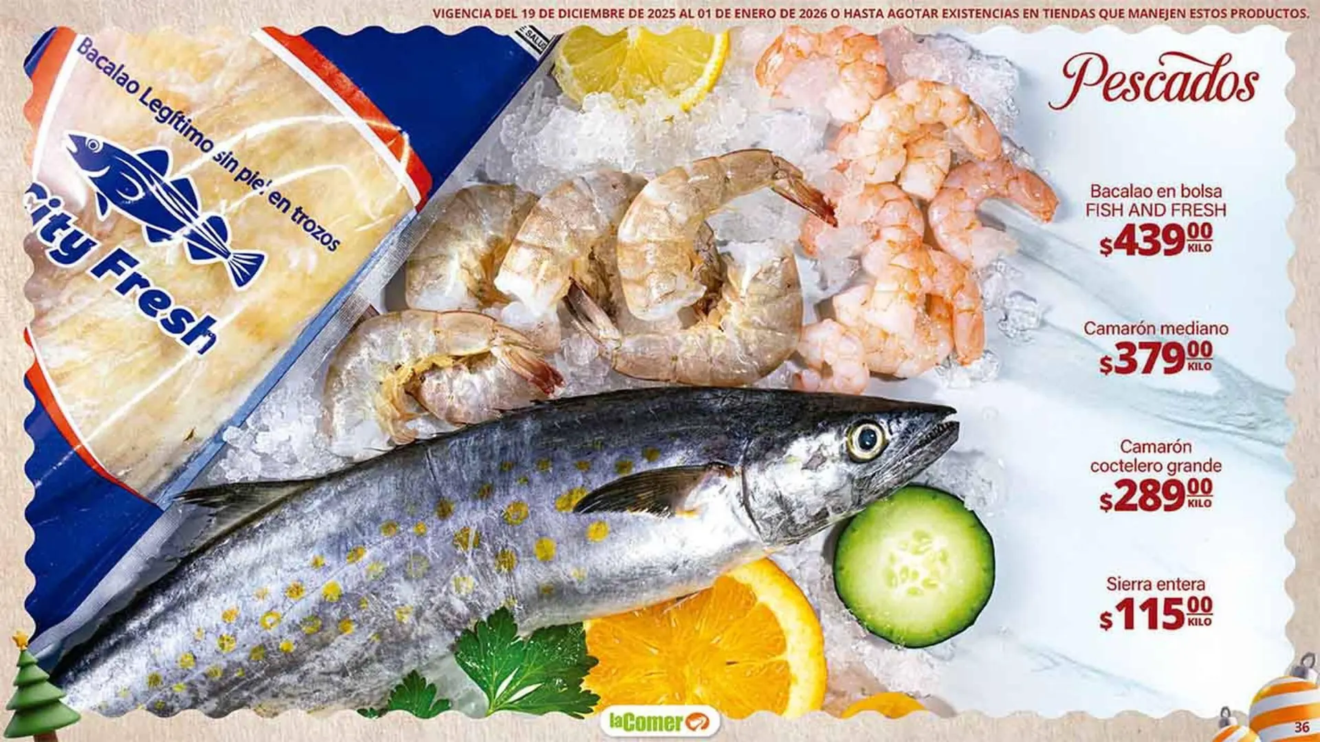 Catálogo de Folleto La Comer 19 de diciembre al 1 de enero 2026 - Pagina 36