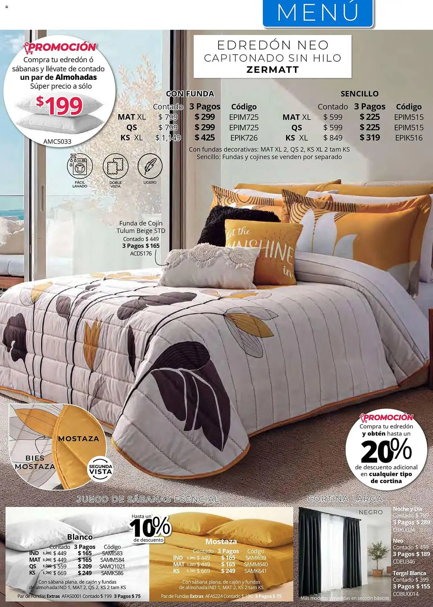 Catálogo de Catálogo Colchas Concord 1 de mayo al 1 de agosto 2026 - Pagina 63