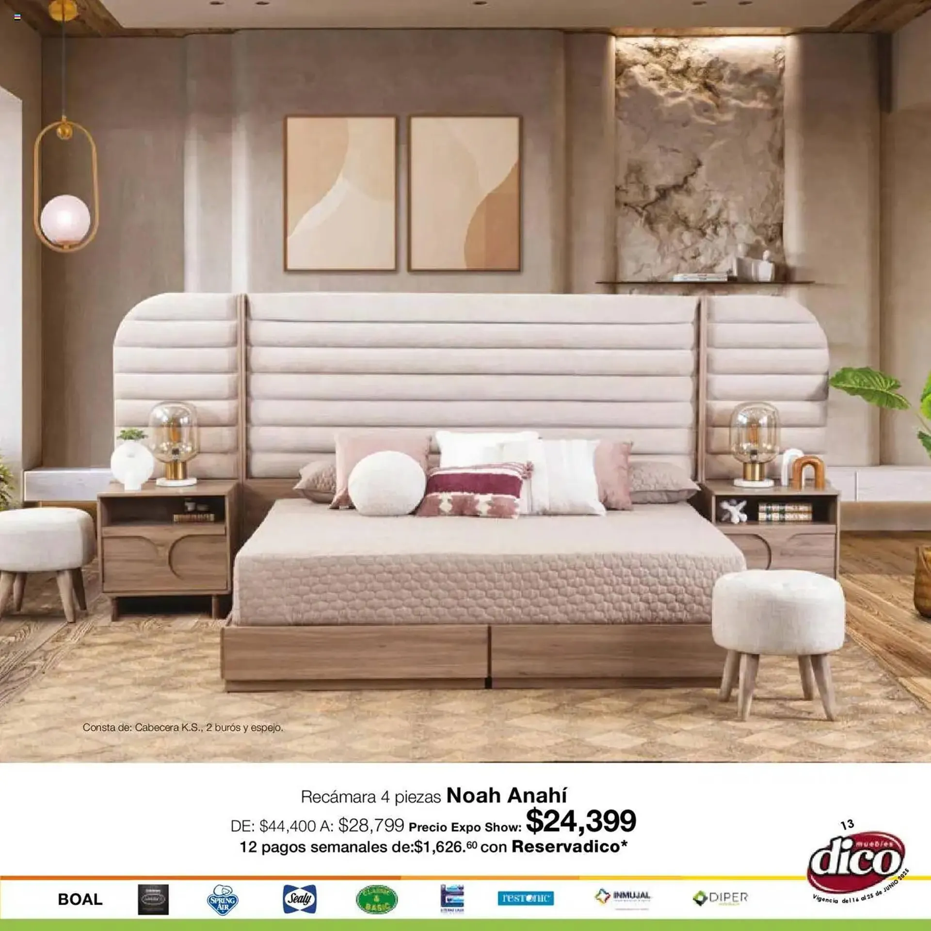 Catálogo de Catálogo Muebles Dico 12 de junio al 25 de junio 2025 - Pagina 13