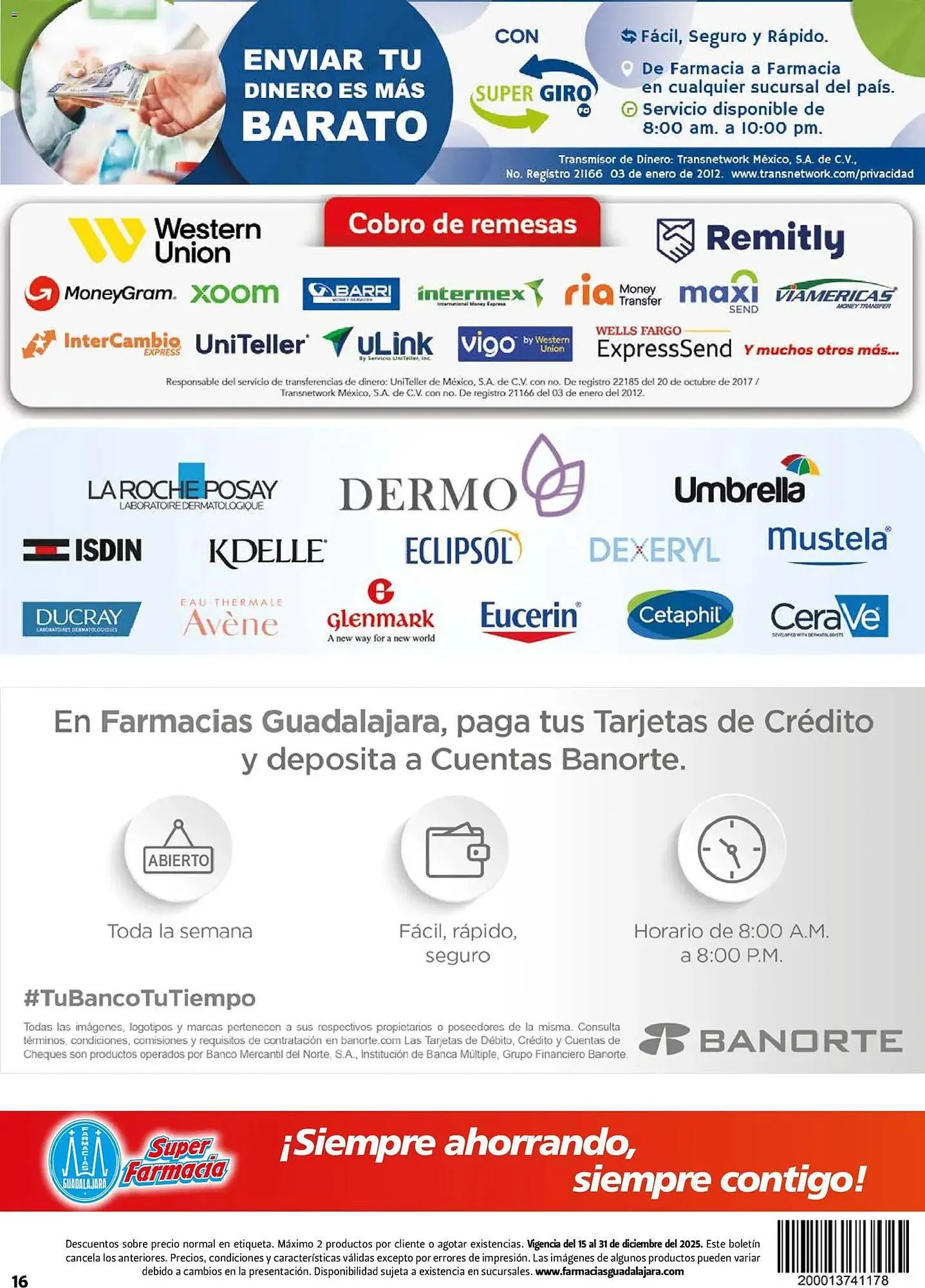 Catálogo de Folleto Farmacias Guadalajara 15 de diciembre al 31 de diciembre 2025 - Pagina 16