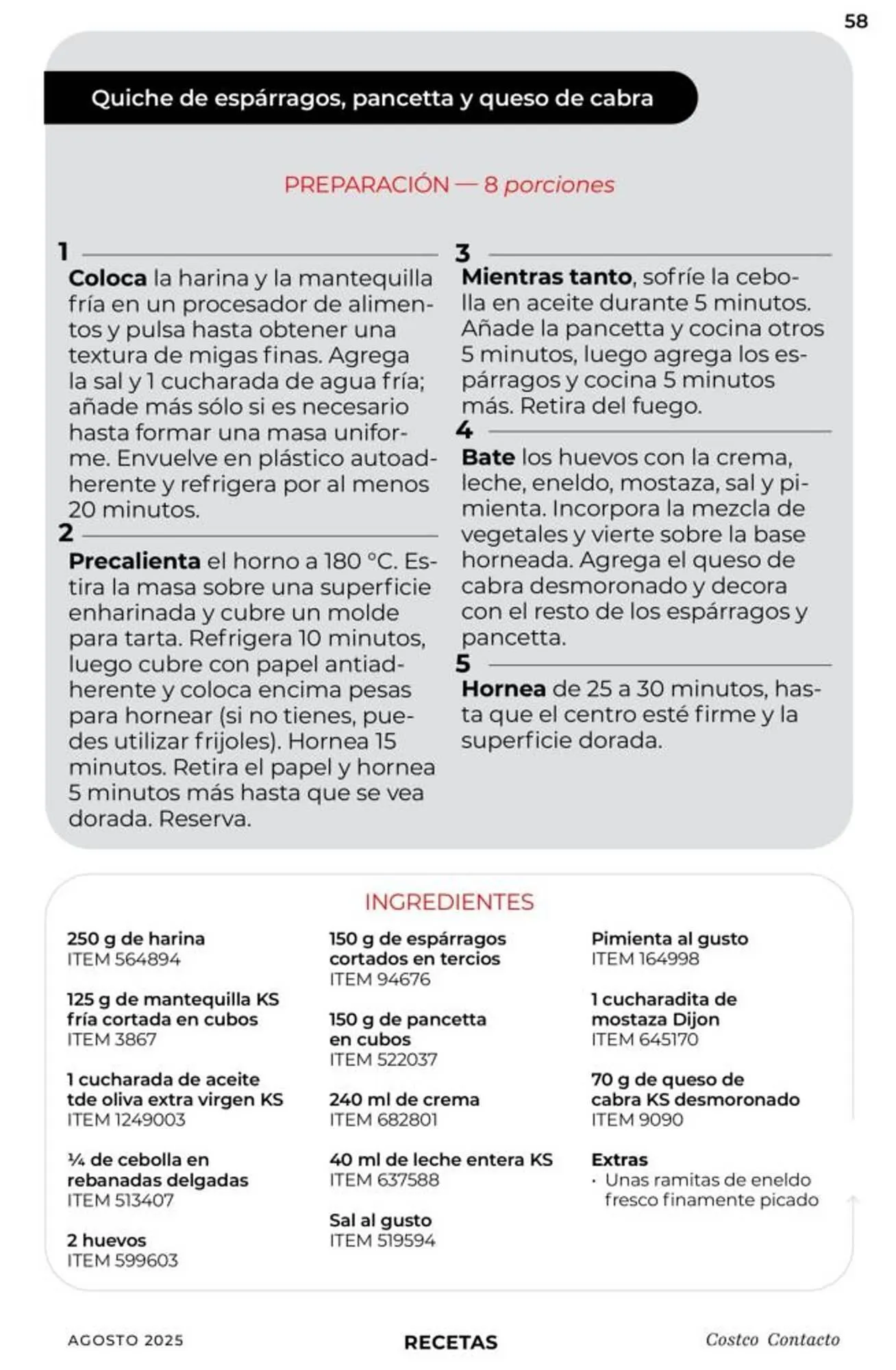 Catálogo de Catálogo Costco 1 de agosto al 31 de agosto 2025 - Pagina 58