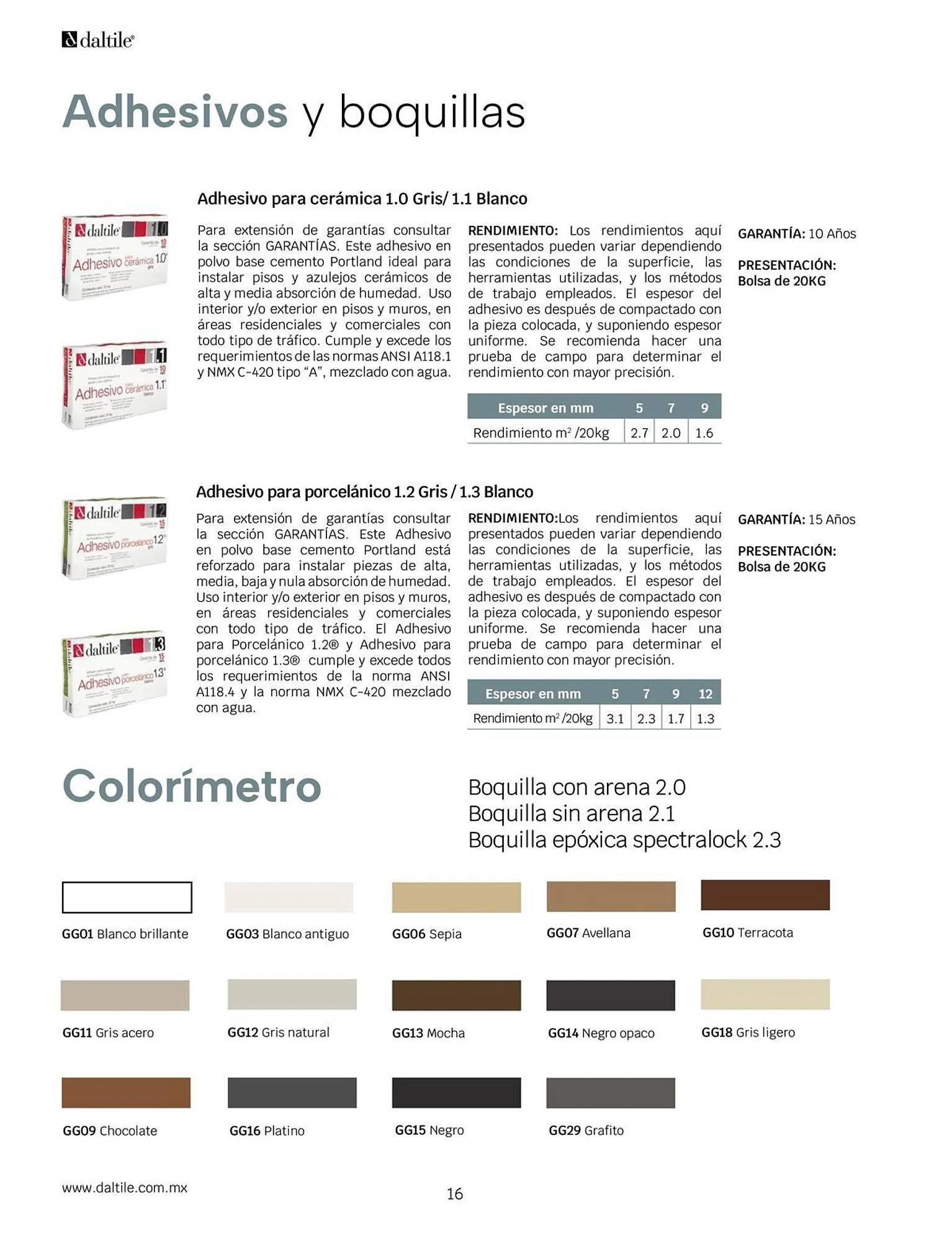 Catálogo de Catálogo Daltile 1 de enero al 31 de diciembre 2024 - Pagina 16