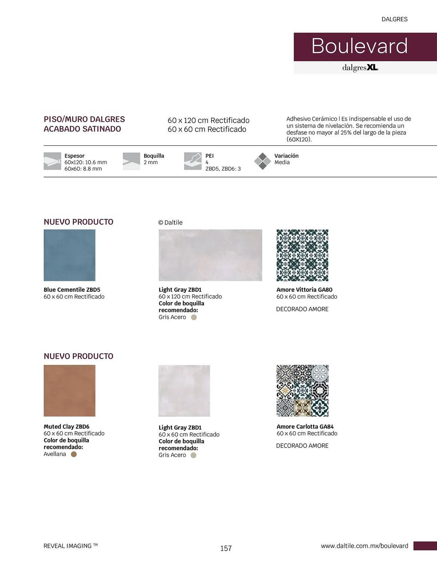 Catálogo de Catálogo Daltile 1 de enero al 31 de diciembre 2024 - Pagina 157