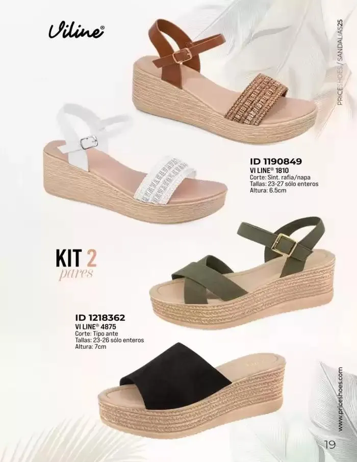 Catálogo de SANDALIAS | KITS | 2025 | 1E 1 de enero al 31 de diciembre 2025 - Pagina 19