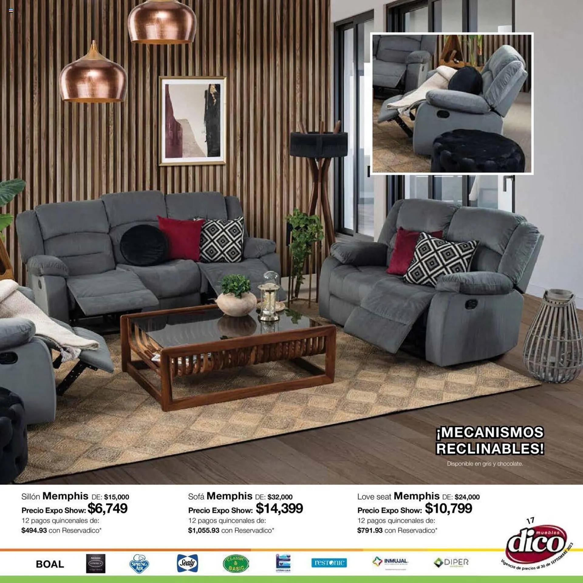 Catálogo de Catálogo Muebles Dico 7 de septiembre al 30 de septiembre 2023 - Pagina 17