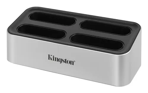 Lector De Memoria Kingston Workflow Usb 3.2 Usb-A / Usb-C Plata / Negro Wfs-Sdc Wfs-U