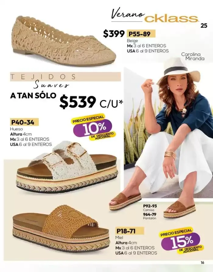 Catálogo de Catálogo Cklass Calzado Novedades de Verano 2025 México 28 de marzo al 27 de abril 2025 - Pagina 17