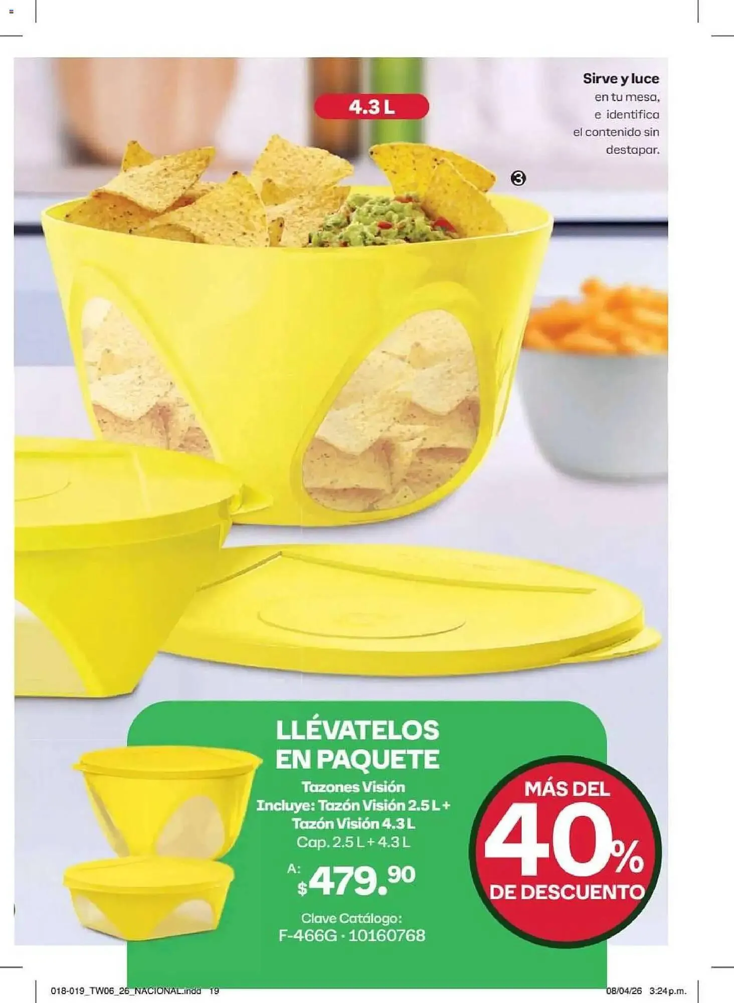 Catálogo de Catálogo Tupperware 18 de mayo al 14 de junio 2026 - Pagina 19