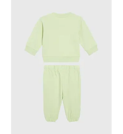 Set Calvin Klein Sudadera con Pants Bebé Verde