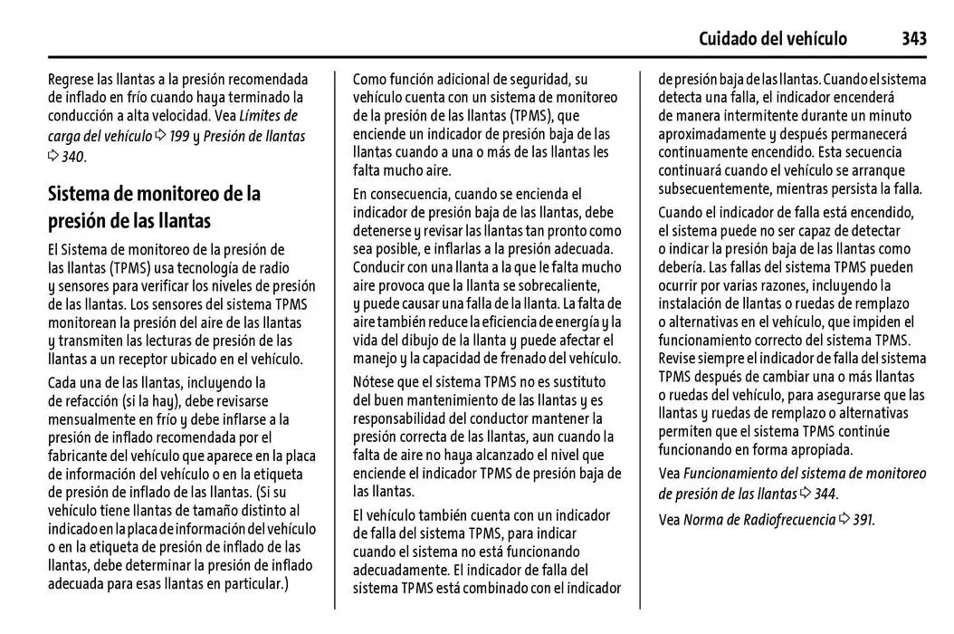 Catálogo de Chevrolet Corvette Stingray Manual del propietario 22 de enero al 31 de diciembre 2025 - Pagina 344