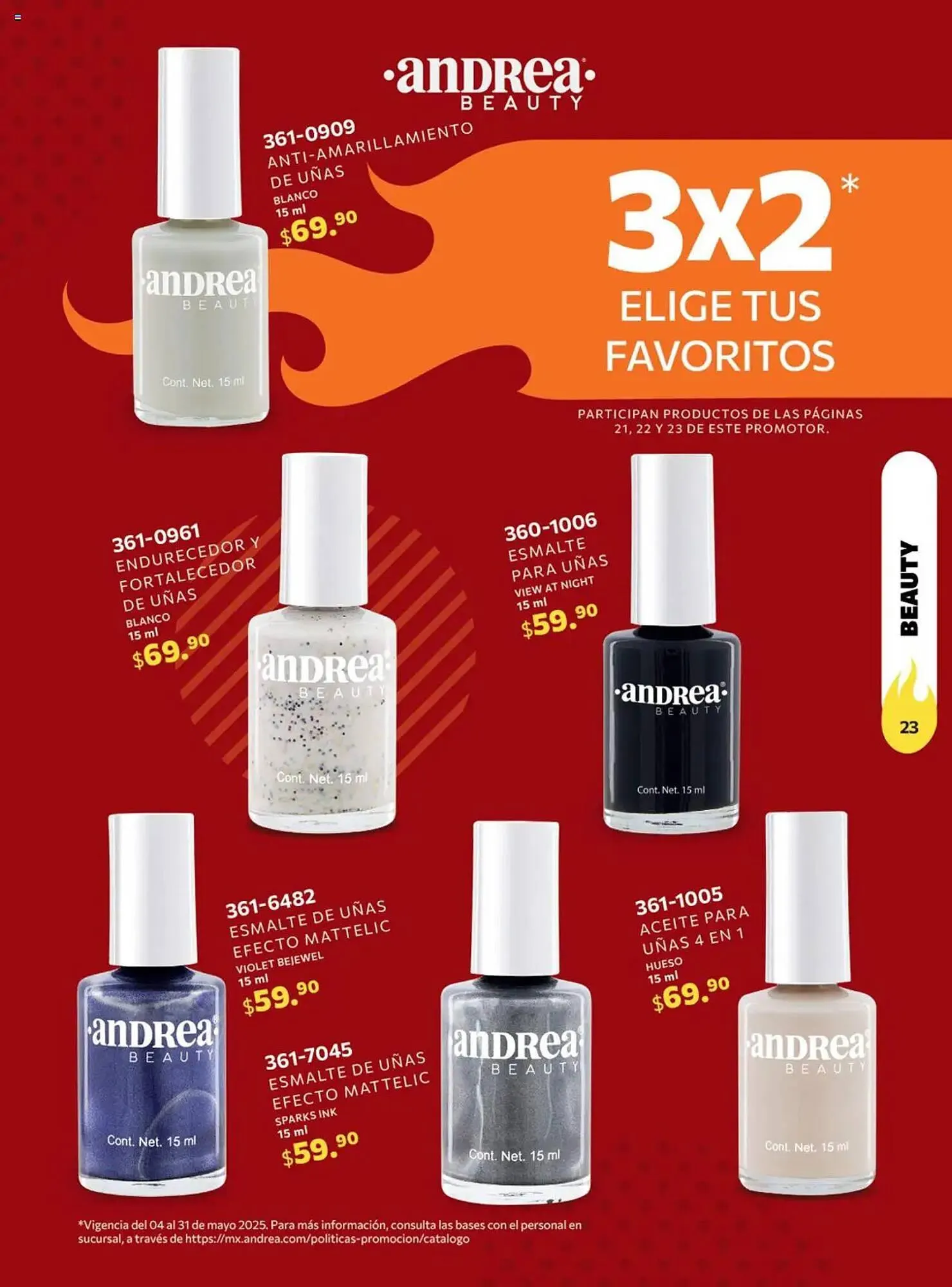 Catálogo de Catálogo Andrea 4 de mayo al 31 de mayo 2025 - Pagina 23