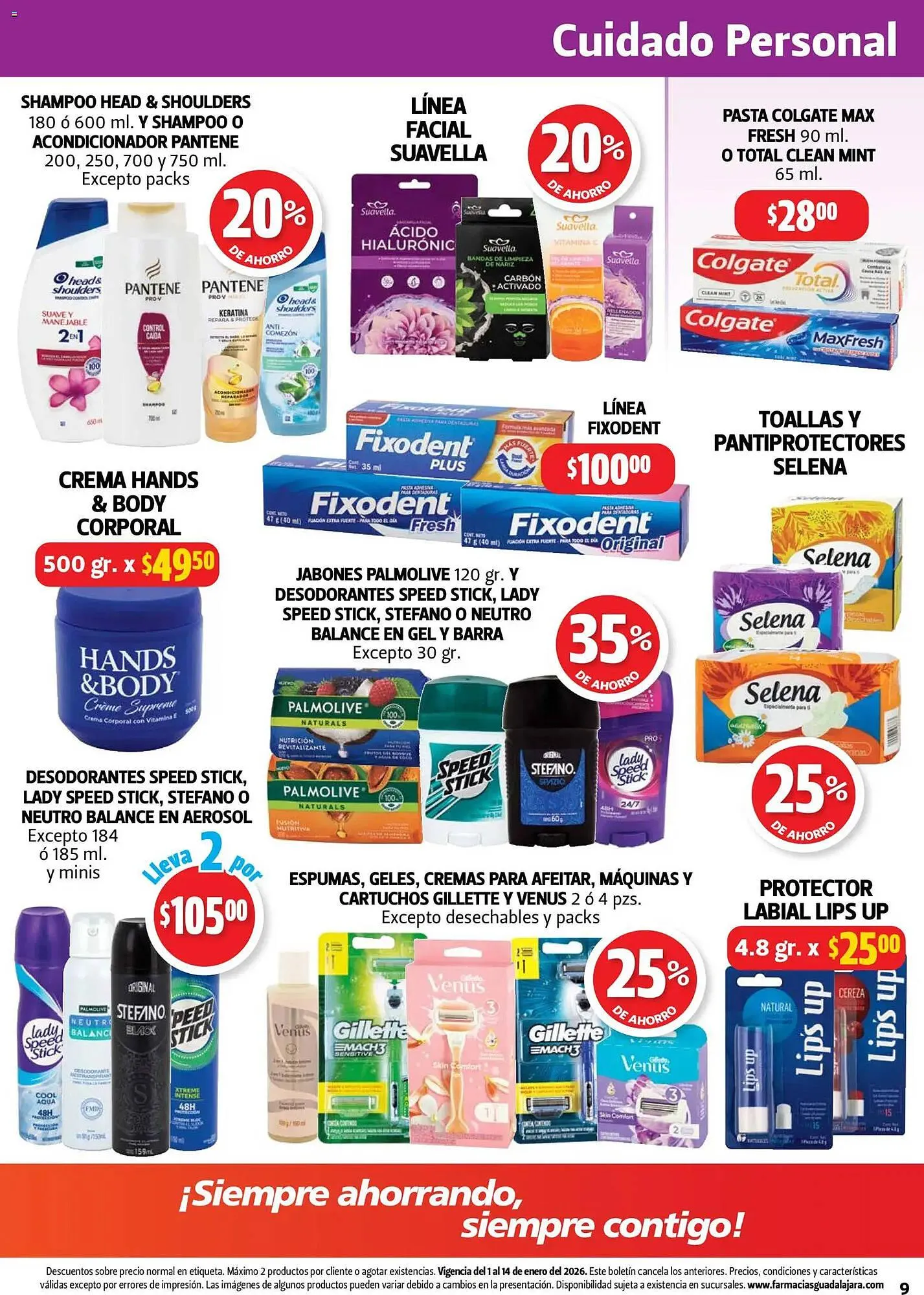 Catálogo de Folleto Farmacias Guadalajara 1 de enero al 14 de enero 2026 - Pagina 9