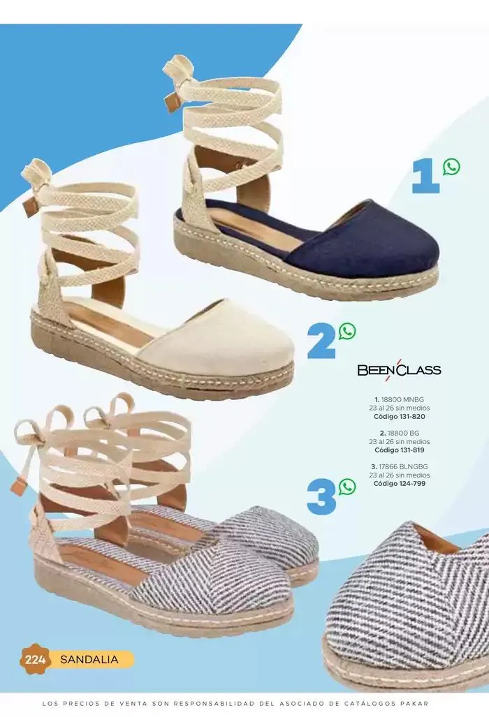 Catálogo de Pakar Sandalia 31 de enero al 31 de mayo 2025 - Pagina 224