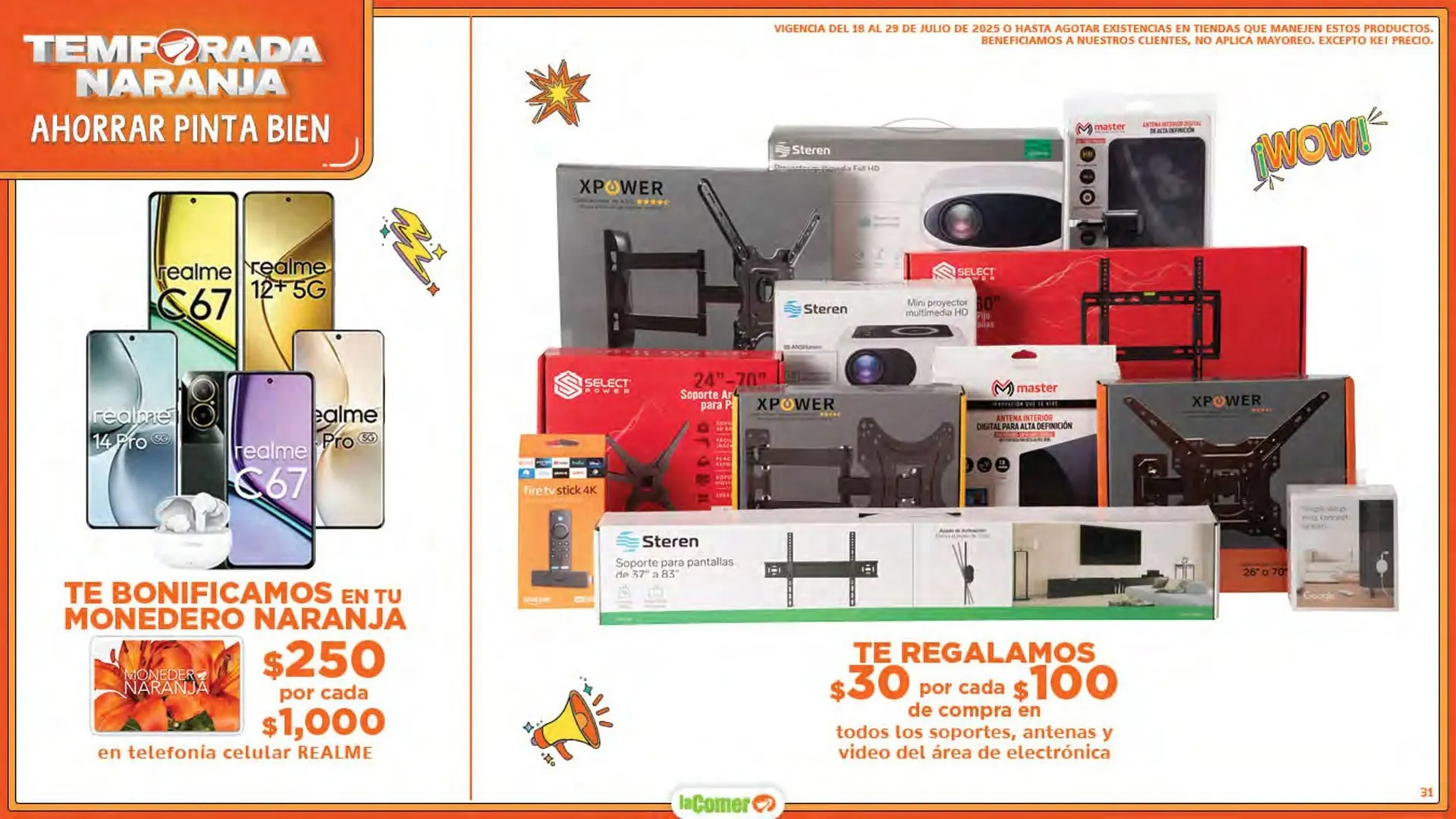 Catálogo de Catálogo La Comer 18 de julio al 29 de julio 2025 - Pagina 31