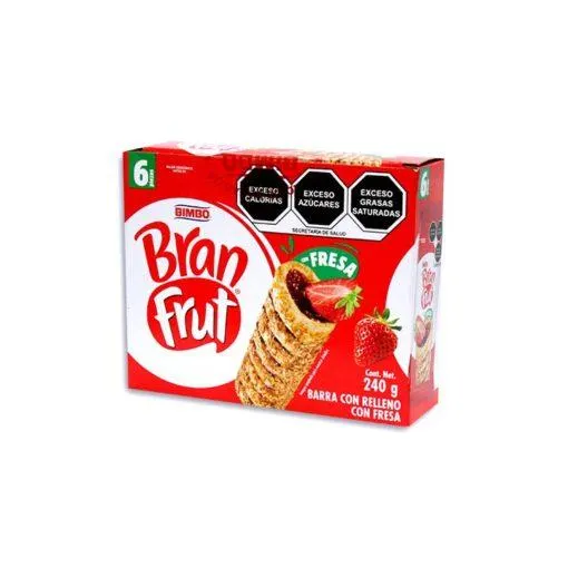 Bimbo barrita multigrano de fresa Bran Frut