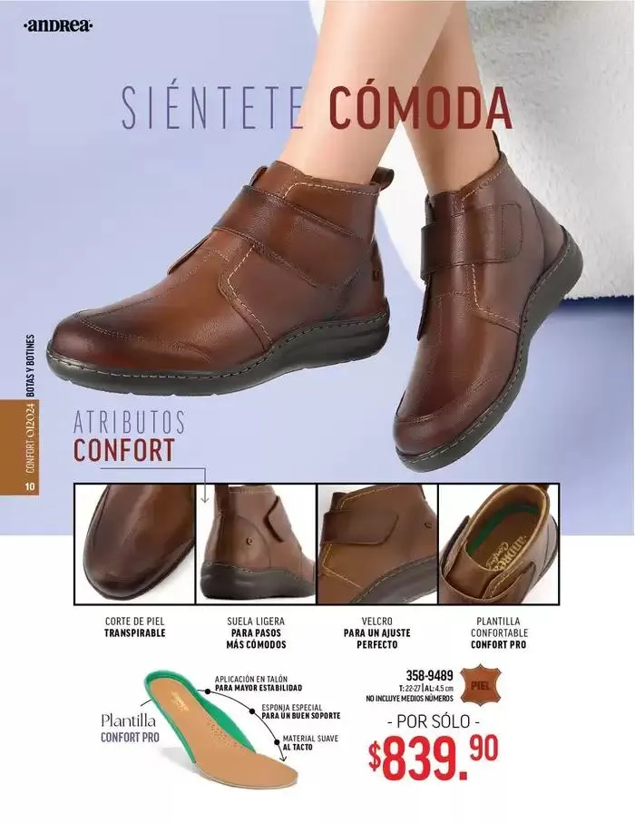 Catálogo de ANDREA - CALZADO CONFORT 26 de agosto al 25 de enero 2025 - Pagina 102