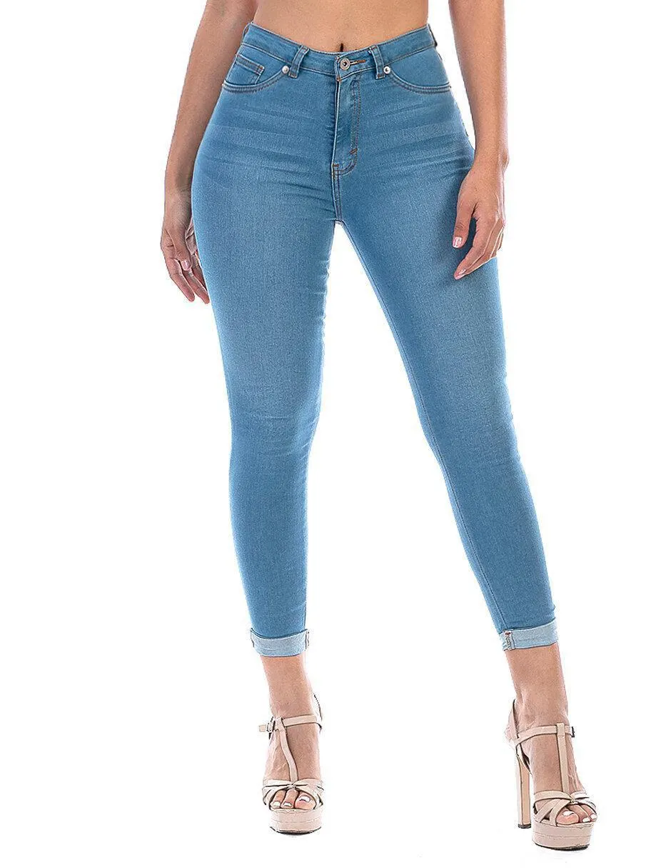 Jeans skinny Opp's Jeans corte cintura alta para mujer