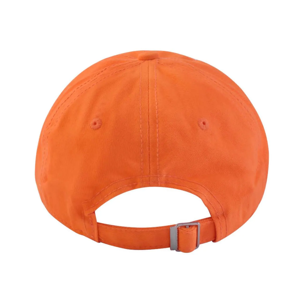 Gorra naranja tipo sandwich con cintillo de ajuste
