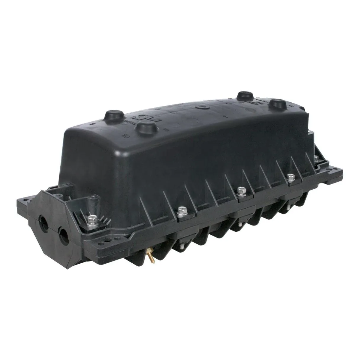 2178-LS Cierre de empalme en línea con 4 puertos, capacidad 6 charolas