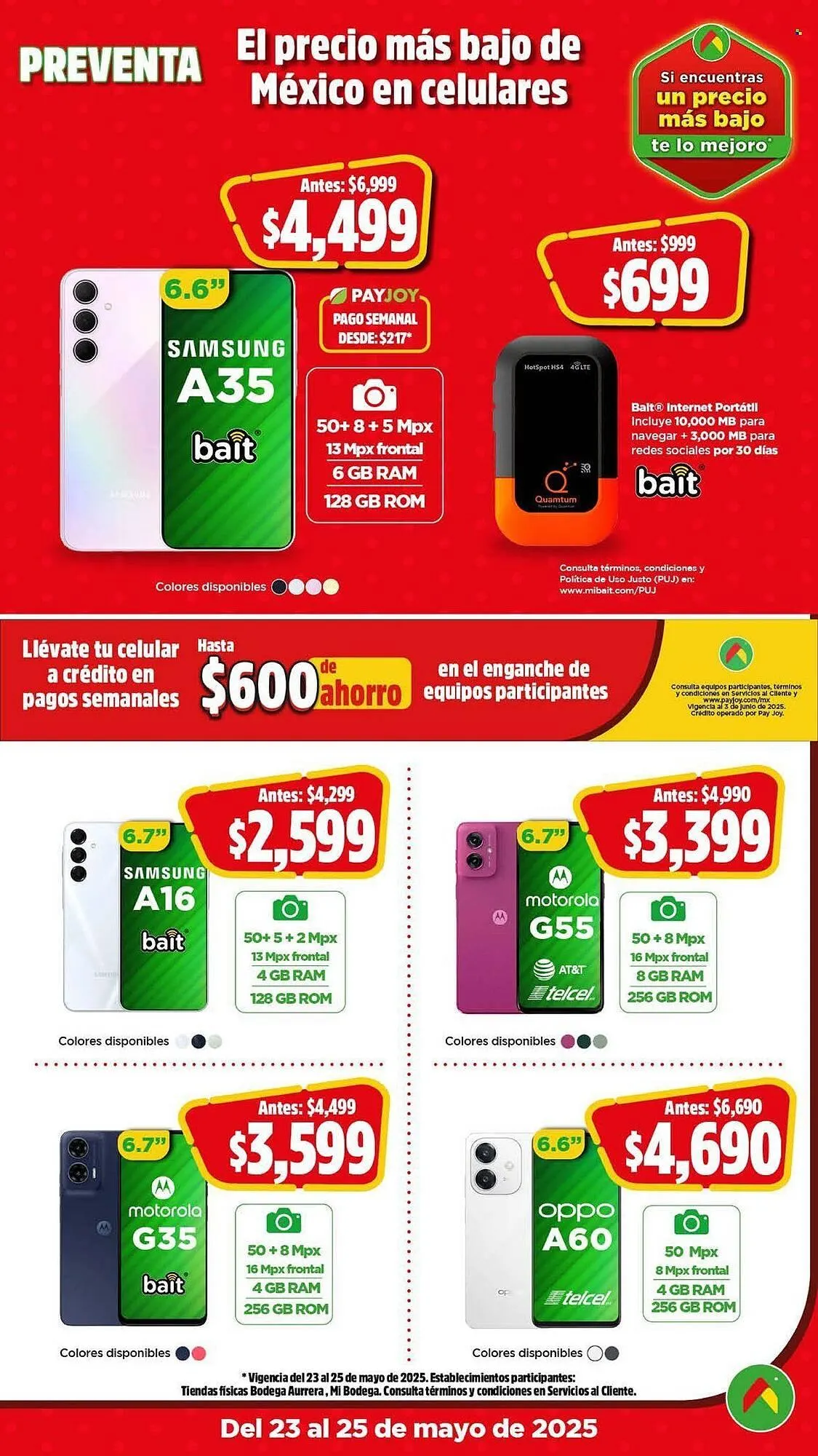 Catálogo de Catálogo Bodega Aurrerá 23 de mayo al 3 de junio 2025 - Pagina 10