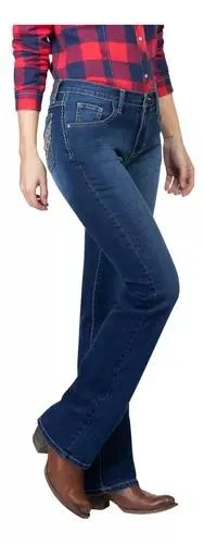 Pantalón Jeans Vaquero High Rise Wrangler Dama 817