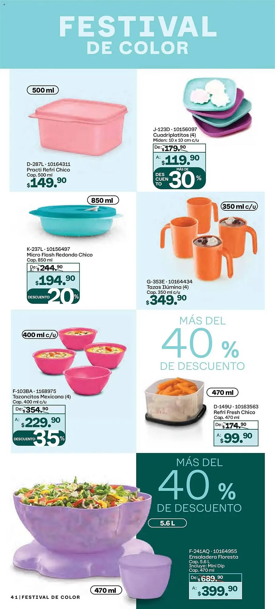 Catálogo de Catálogo Tupperware 29 de diciembre al 26 de enero 2026 - Pagina 41