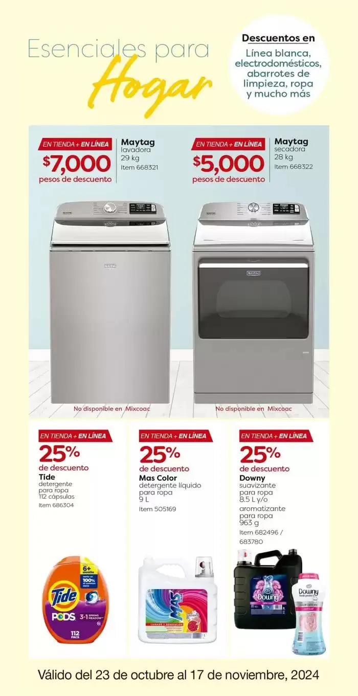 Catálogo de Cuponera Costco 23 de octubre al 17 de noviembre 2024 - Pagina 29