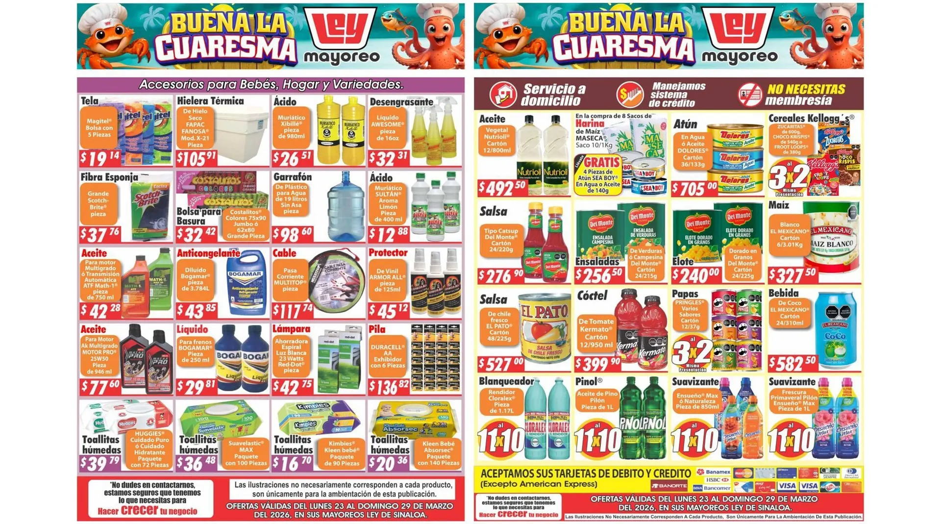 Catálogo de Folleto Casa Ley 23 de marzo al 29 de marzo 2026 - Pagina 1