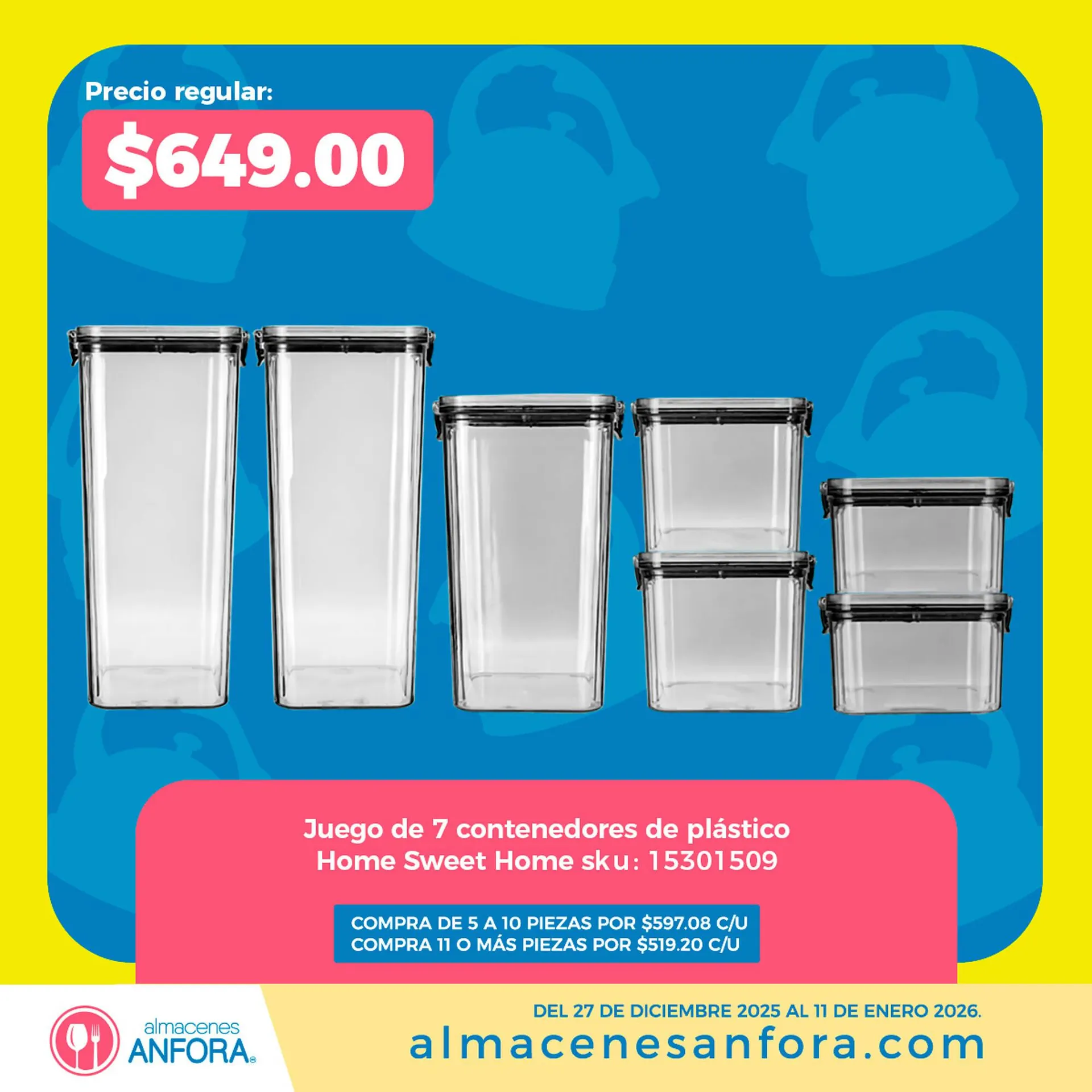 Catálogo de Catálogo Almacenes Anfora 3 de enero al 11 de enero 2026 - Pagina 1