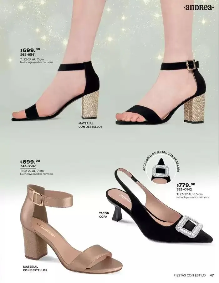 Catálogo de ANDREA | CALZADO DAMA 26 de enero al 24 de mayo 2025 - Pagina 47