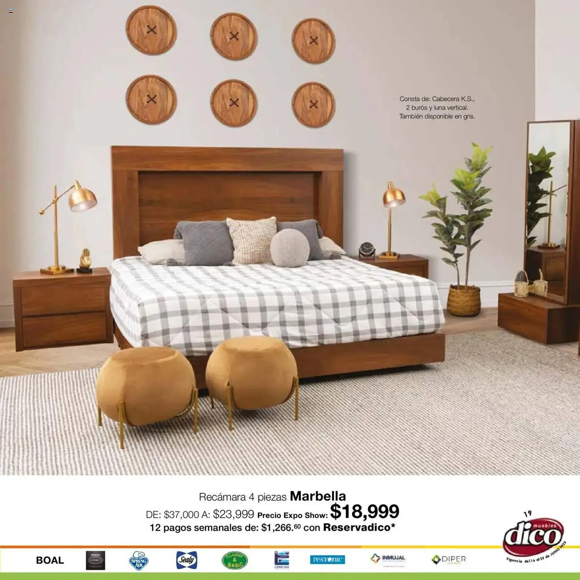 Catálogo de Catálogo Muebles Dico 12 de junio al 25 de junio 2025 - Pagina 19