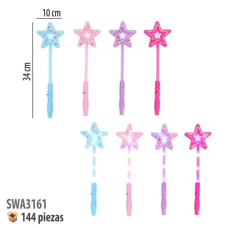 VARITA DE ESTRELLA CON LUZ