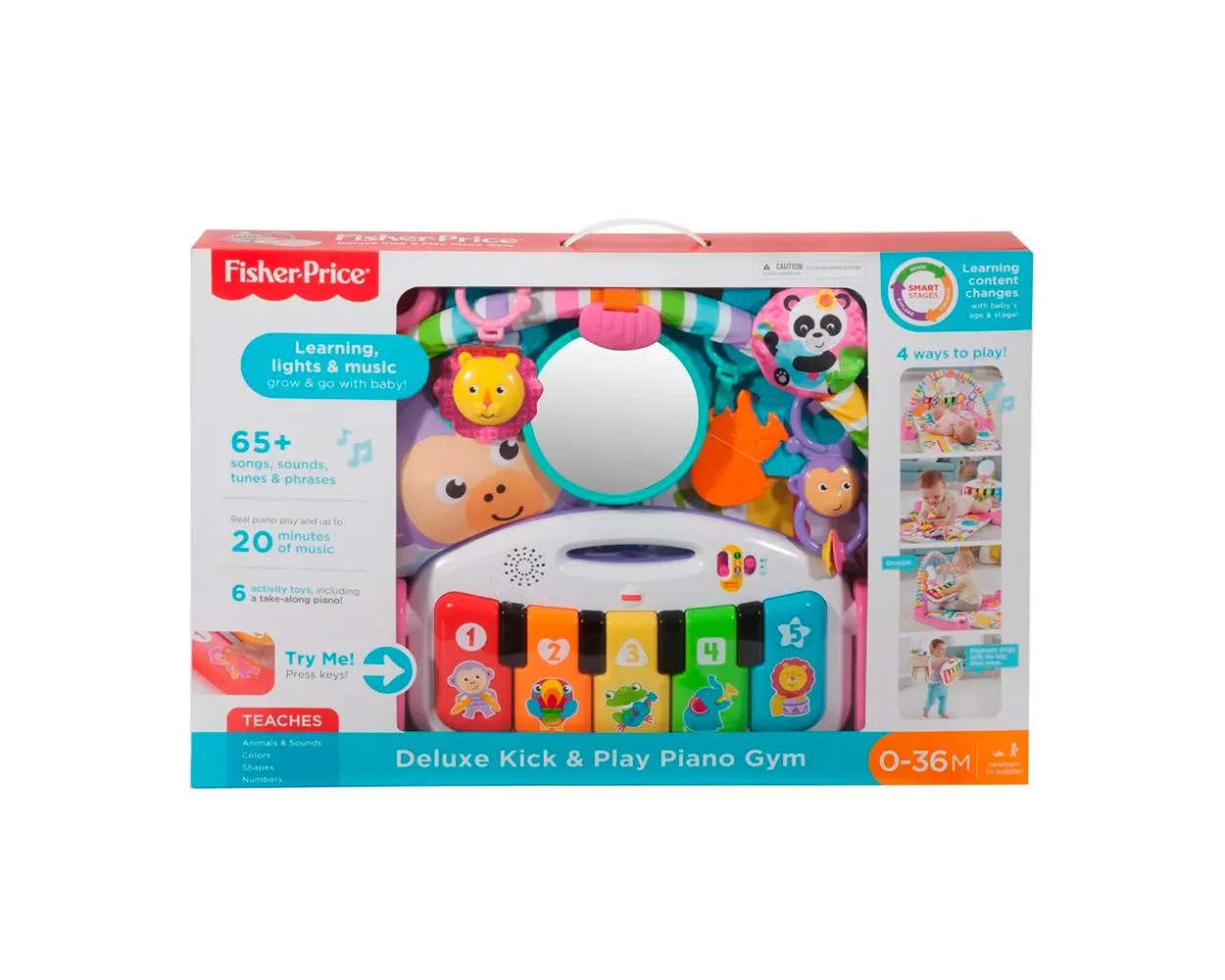 Fisher Price Gimnasio Deluxe Piano Pataditas Musicales