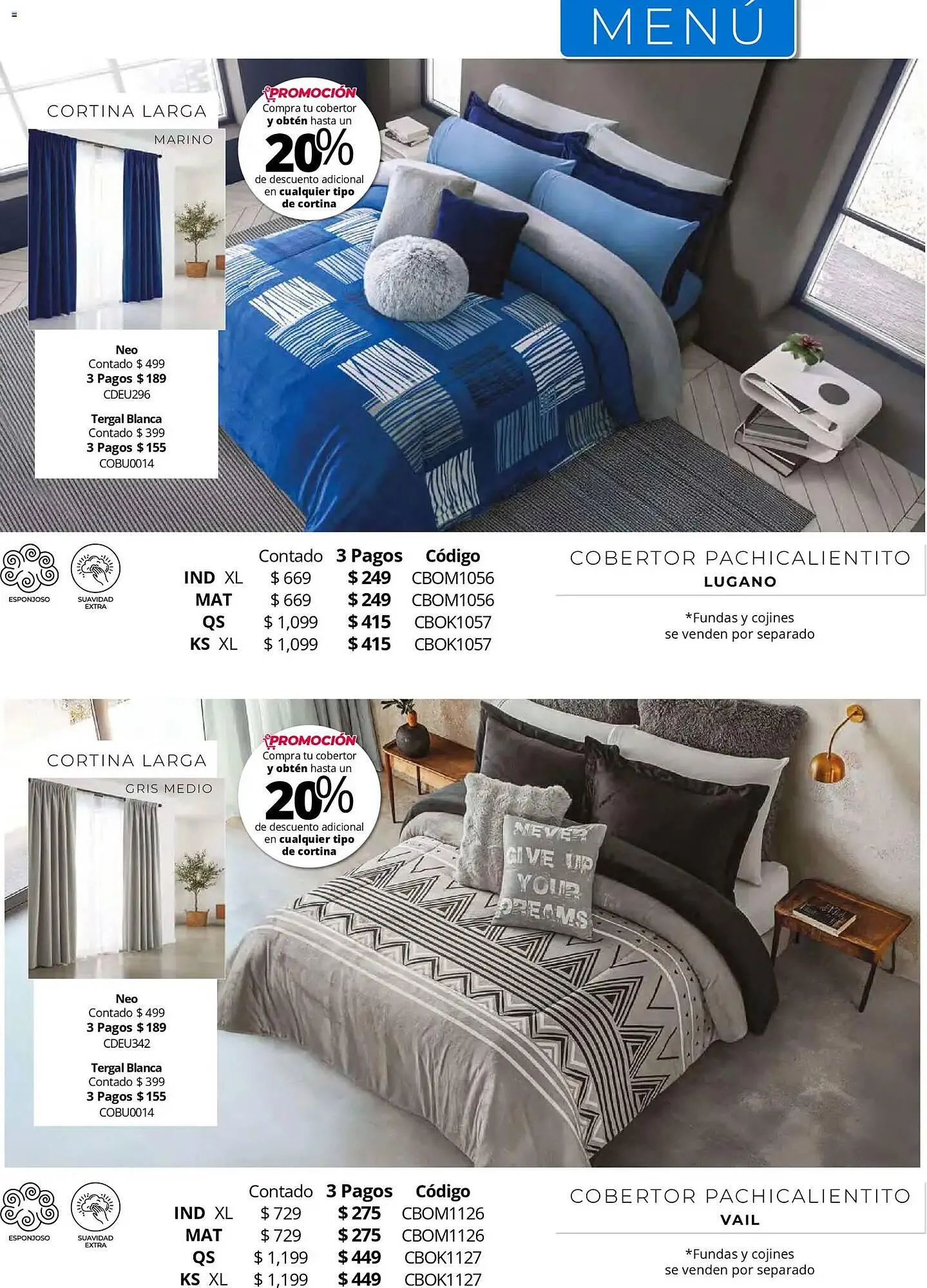 Catálogo de Catálogo Colchas Concord 1 de mayo al 1 de agosto 2026 - Pagina 325