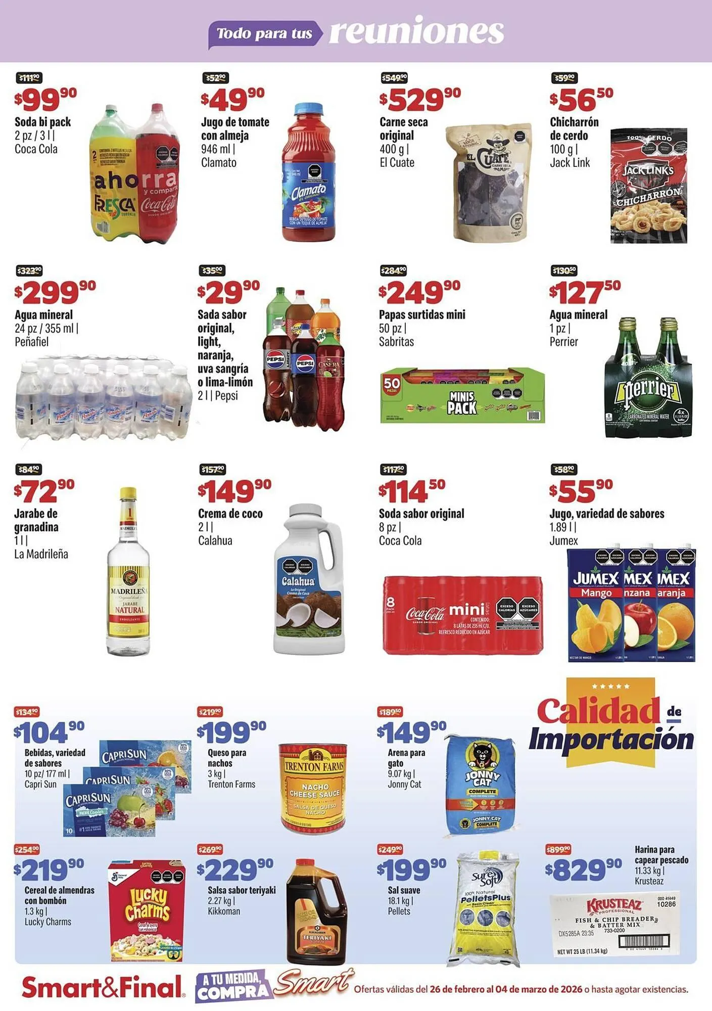 Catálogo de Catálogo Smart & Final 26 de febrero al 4 de marzo 2026 - Pagina 6