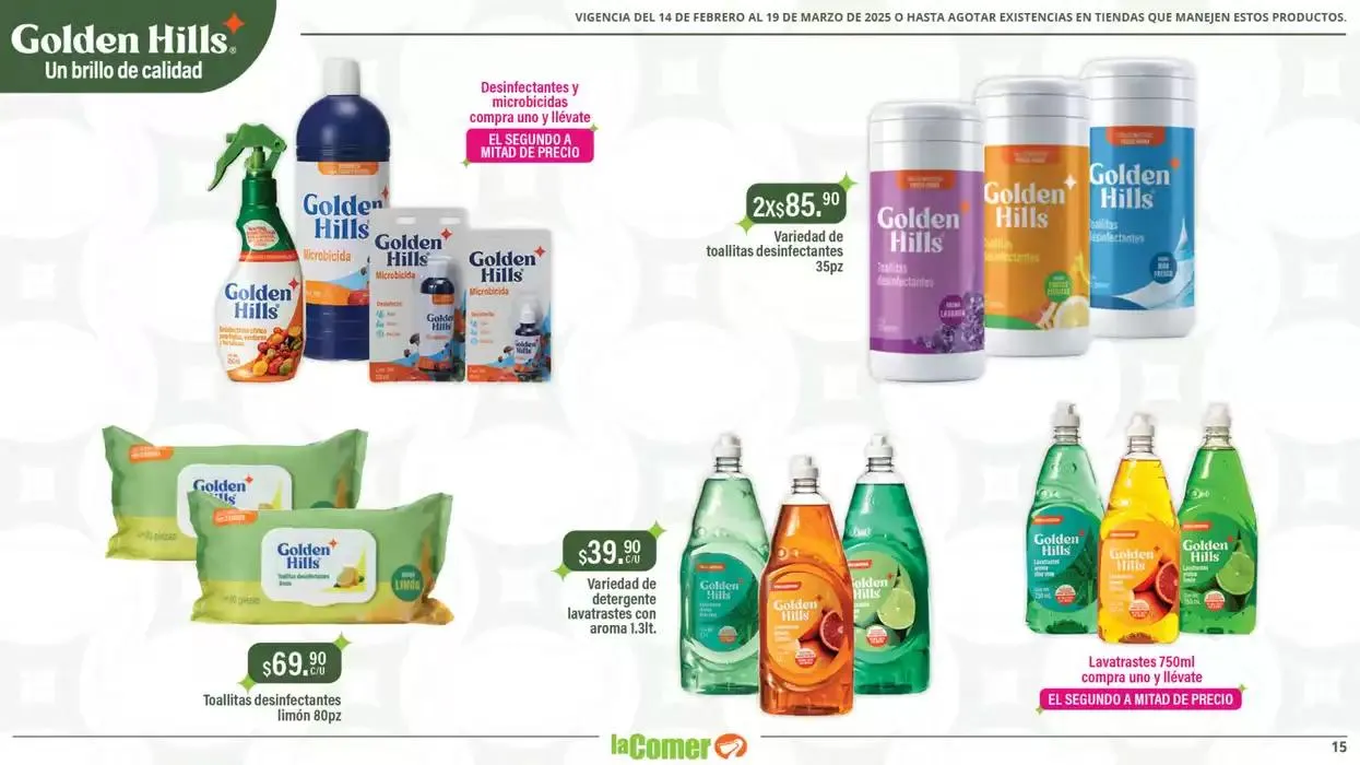 Catálogo de Golden Hills - La Comer 14 de febrero al 19 de marzo 2025 - Pagina 15