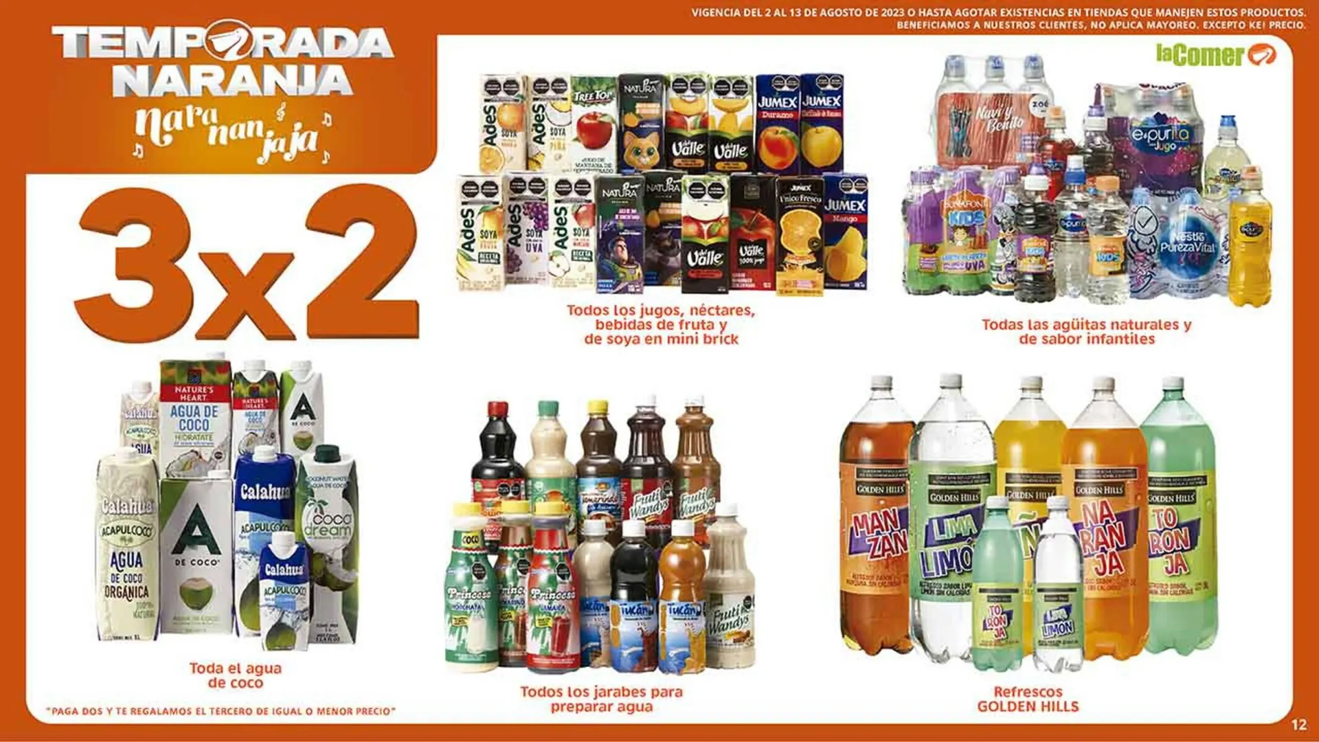 Catálogo de Catálogo La Comer 2 de agosto al 13 de agosto 2023 - Pagina 12