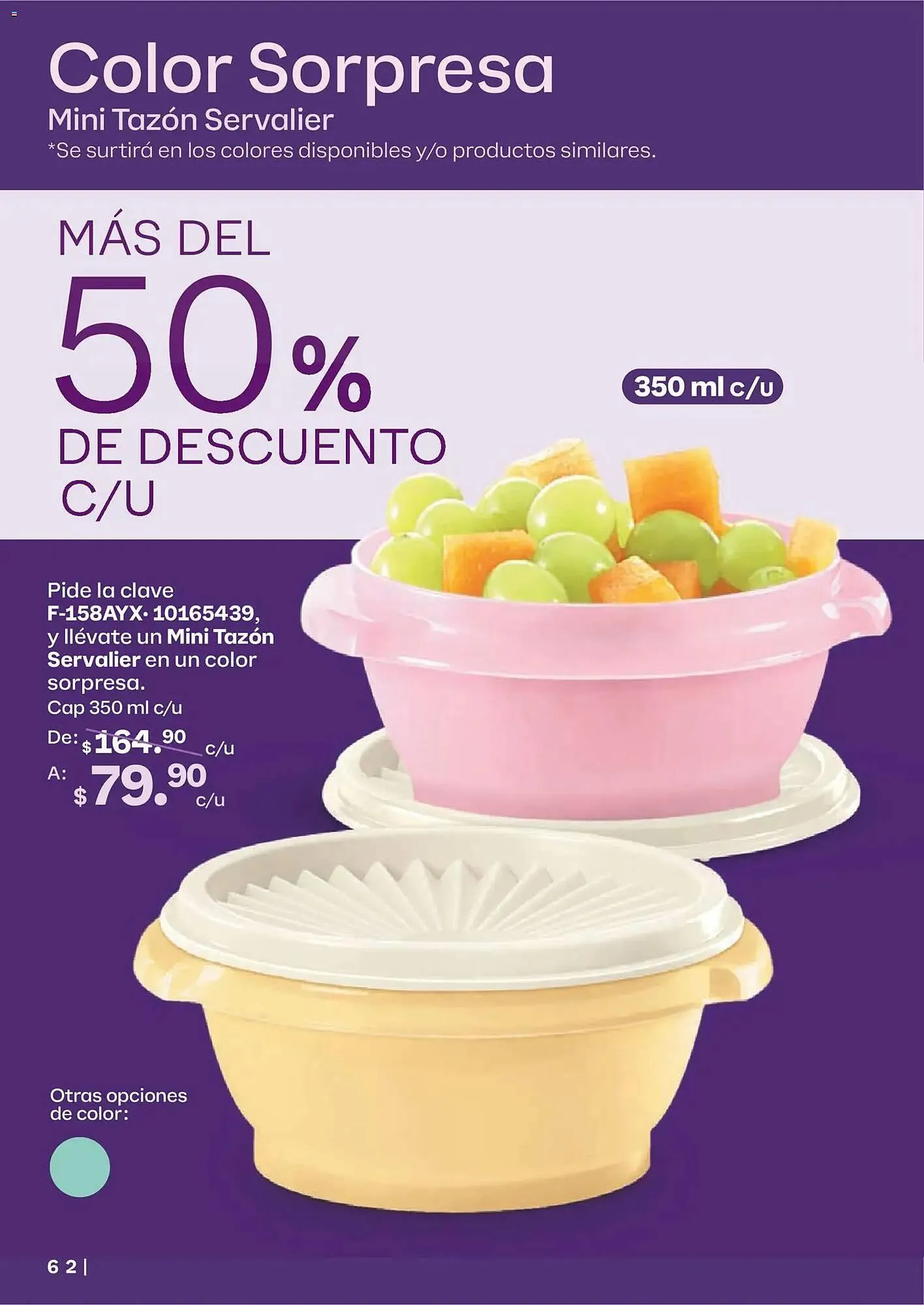 Catálogo de Catálogo Tupperware 23 de febrero al 23 de marzo 2026 - Pagina 62
