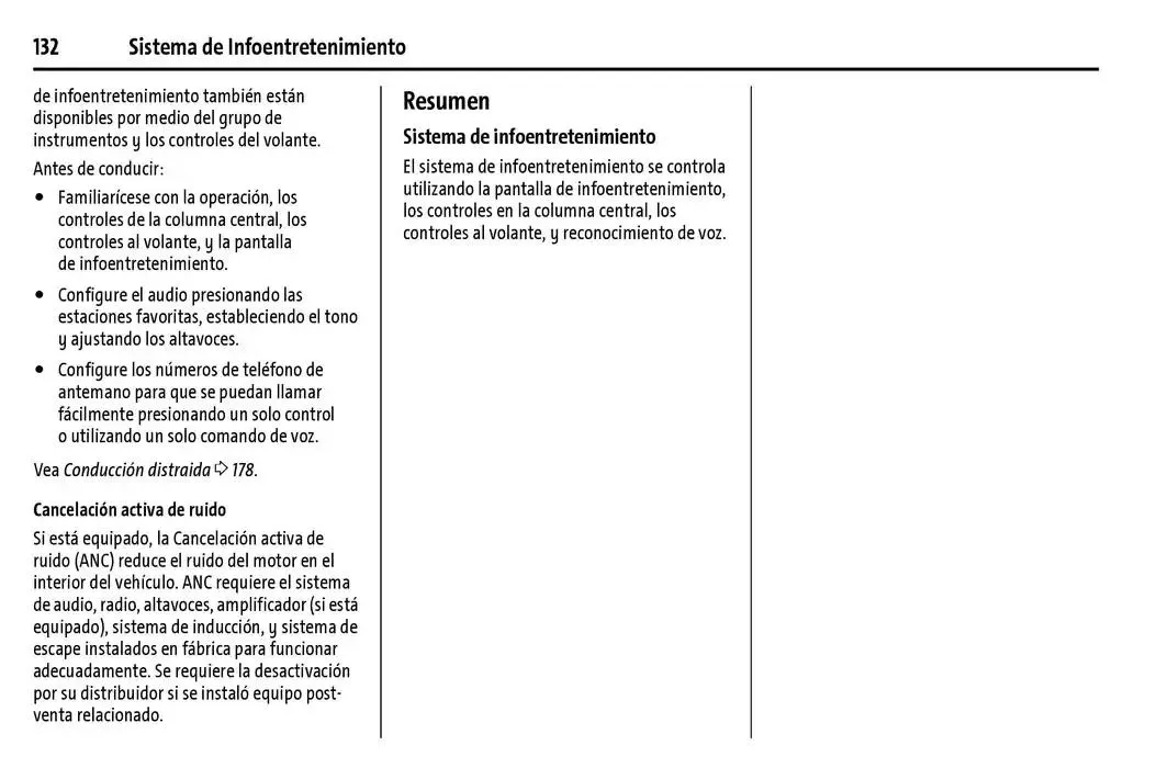 Catálogo de Chevrolet Corvette Stingray Manual del propietario 22 de enero al 31 de diciembre 2025 - Pagina 133