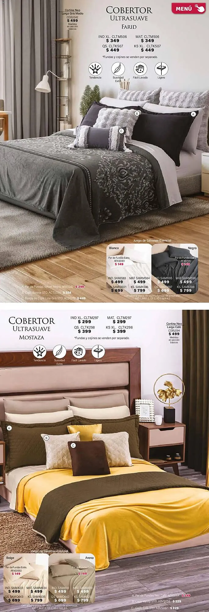 Catálogo de Catálogo Colchas Concord 1 de febrero al 2 de mayo 2026 - Pagina 184
