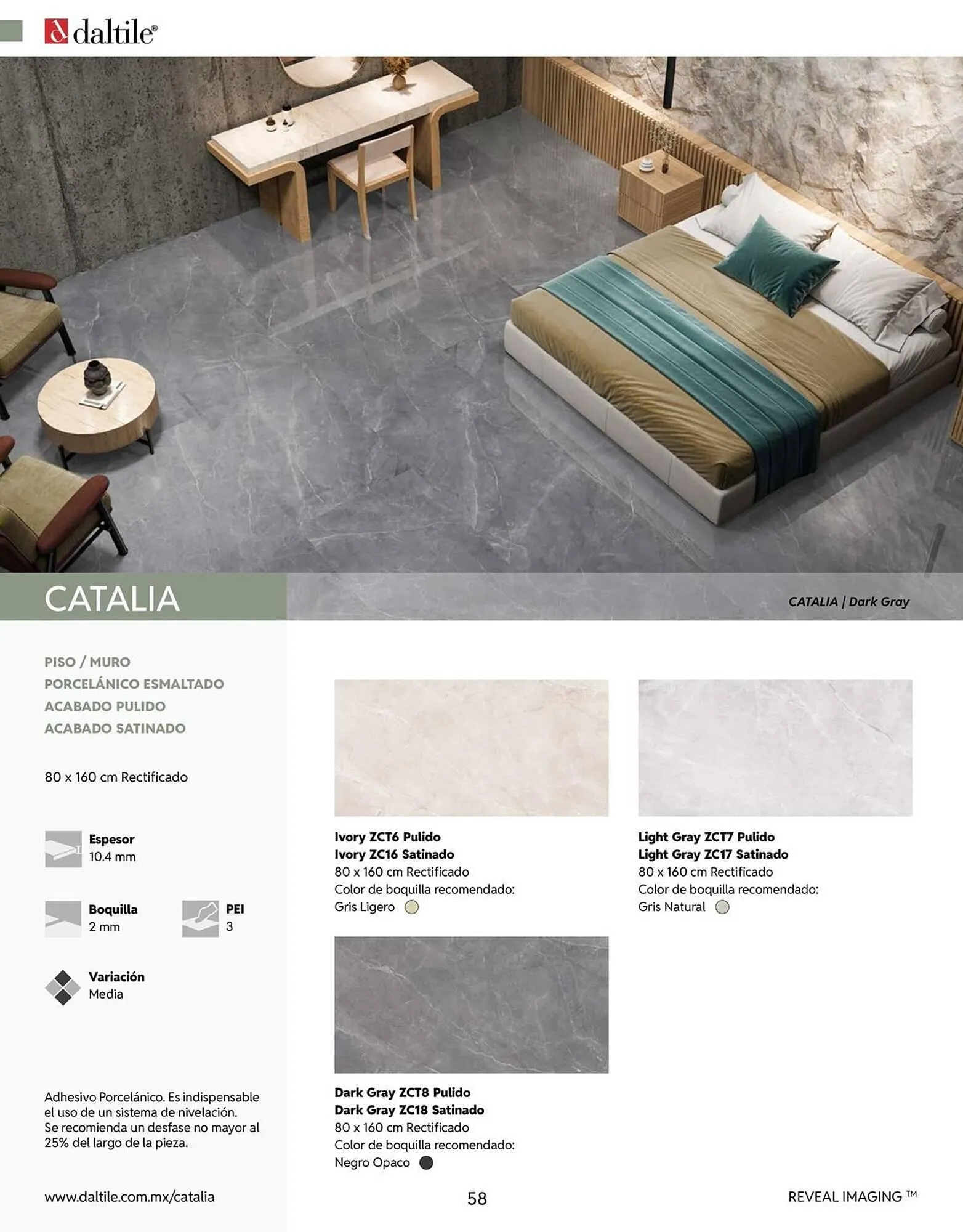 Catálogo de Catálogo Daltile 13 de enero al 31 de diciembre 2026 - Pagina 58