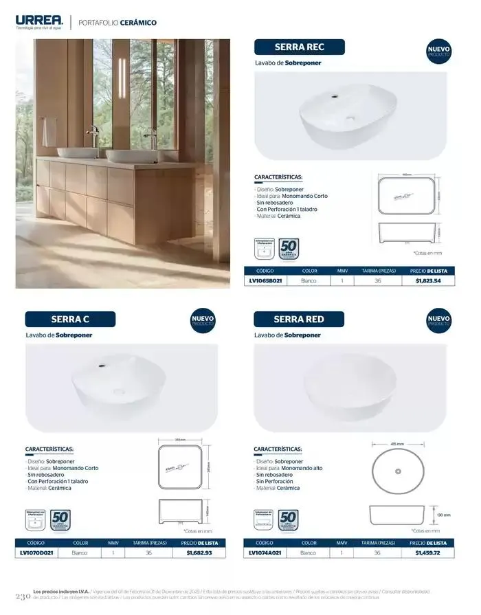 Catálogo de Catálogo Residencial 2025 28 de febrero al 28 de febrero 2026 - Pagina 236
