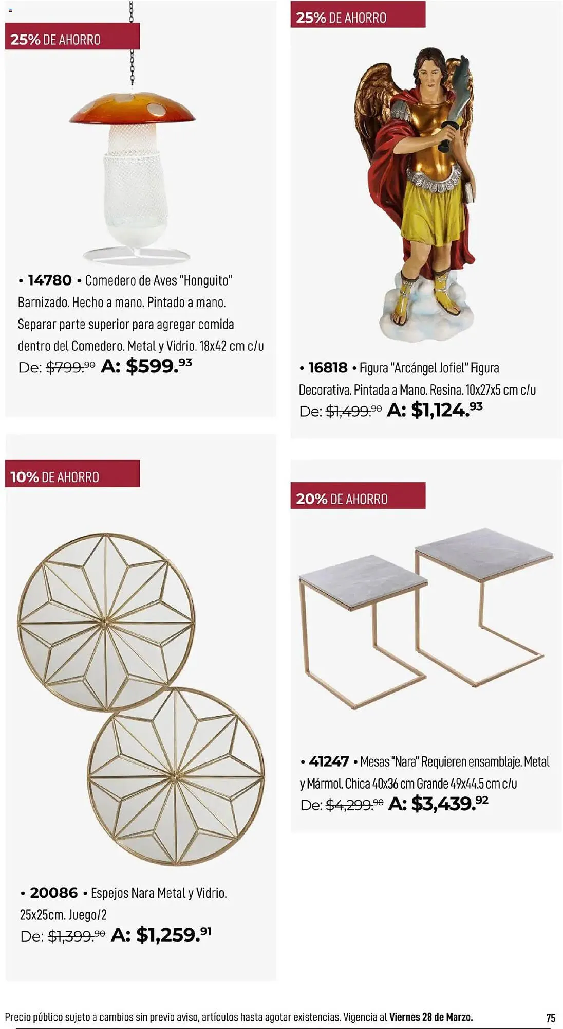 Catálogo de Catálogo Home Interiors 17 de febrero al 28 de marzo 2025 - Pagina 75