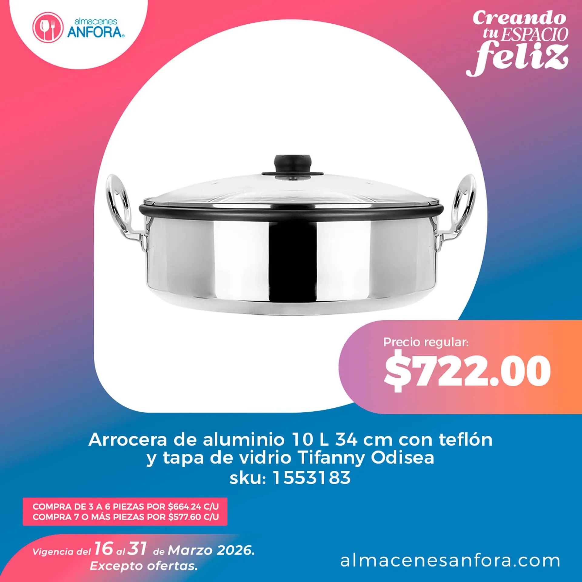 Catálogo de Catálogo Almacenes Anfora 24 de marzo al 31 de marzo 2026 - Pagina 1