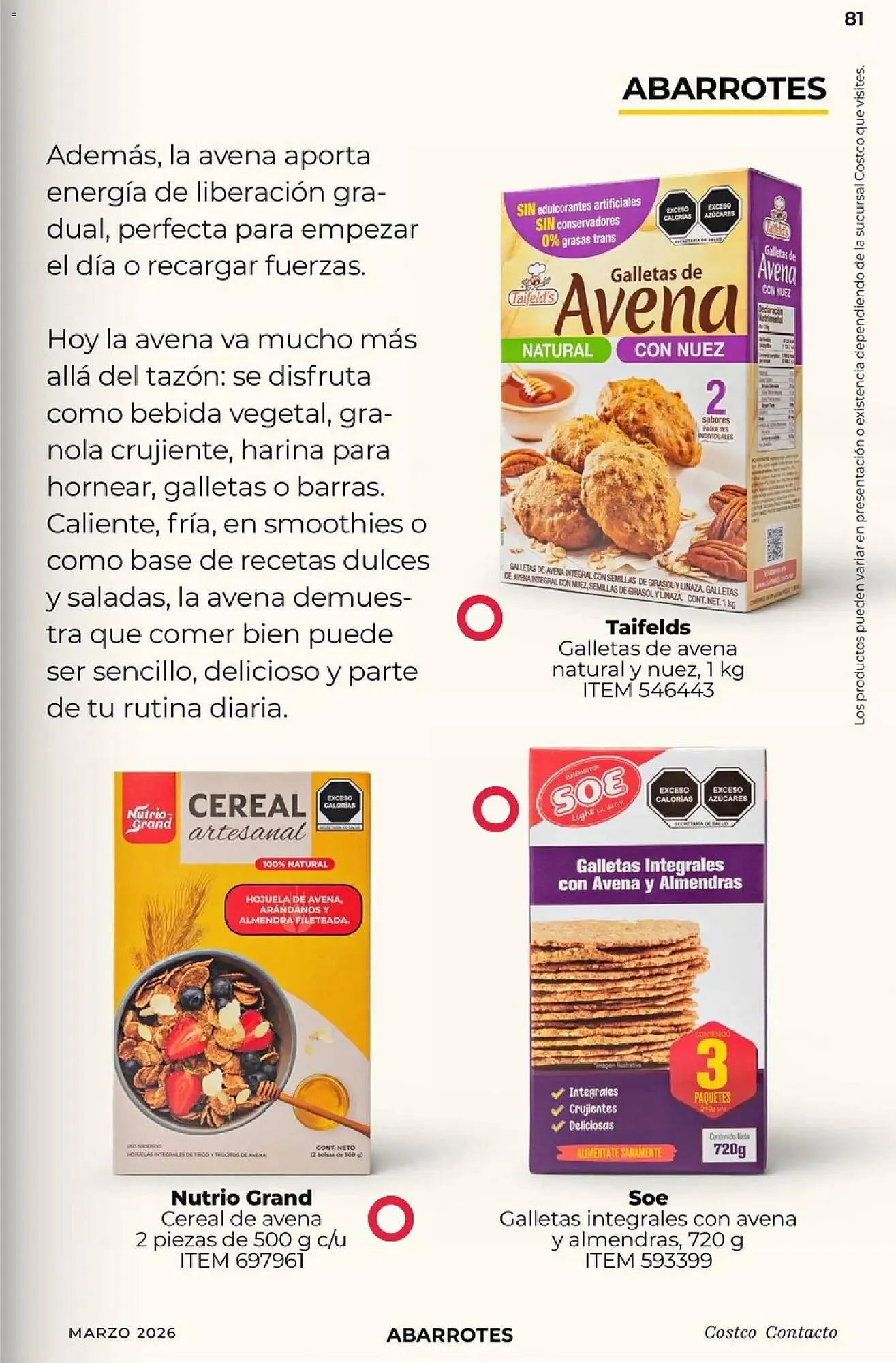 Catálogo de Catálogo Costco 1 de marzo al 1 de abril 2026 - Pagina 81
