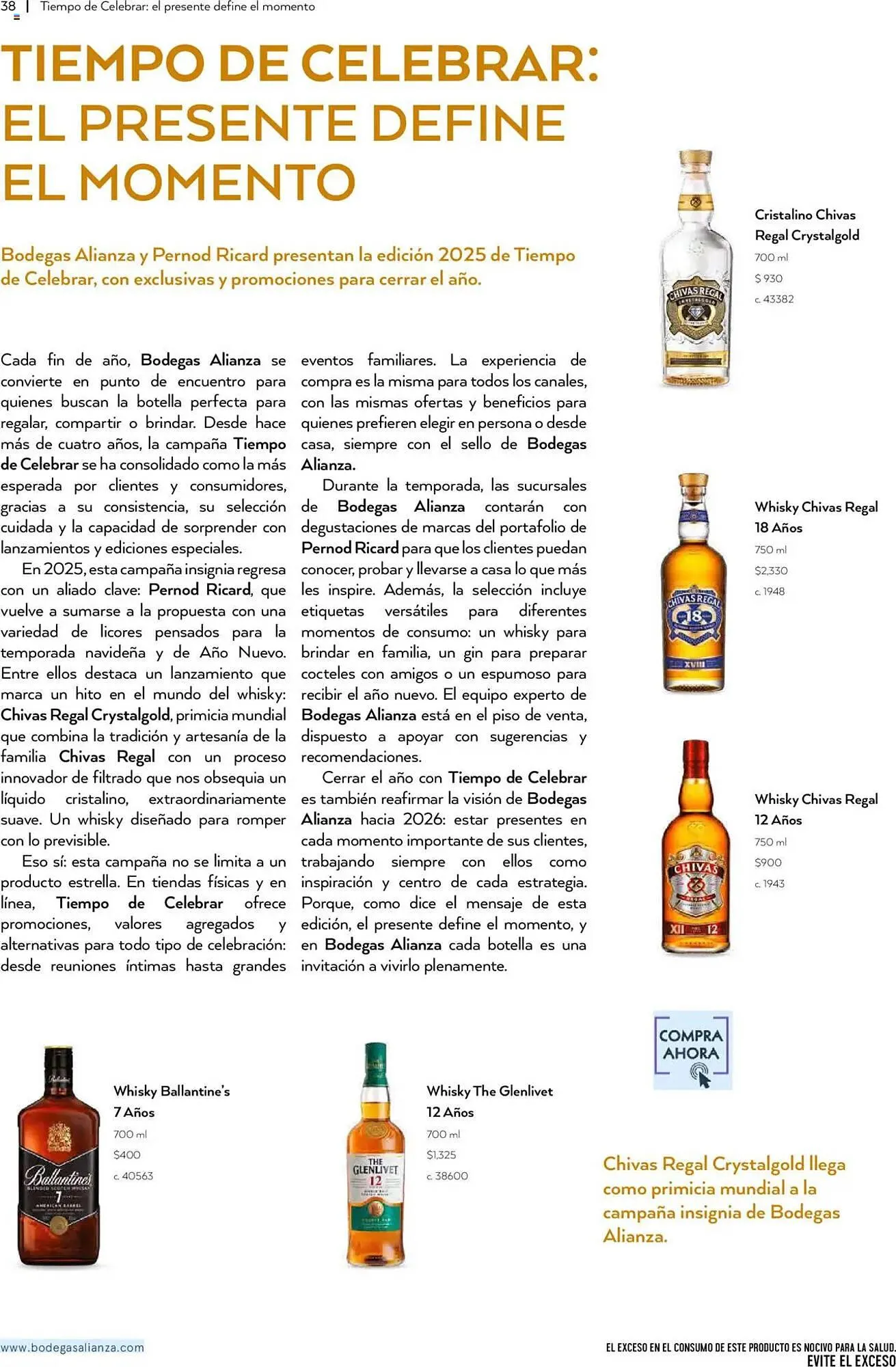 Catálogo de Folleto Bodegas Alianza 1 de octubre al 1 de enero 2026 - Pagina 40