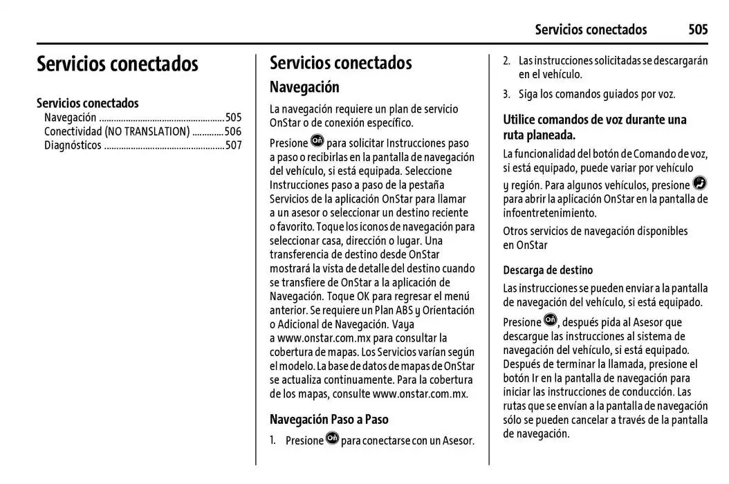 Catálogo de Cheyenne 2025 Manual del propietario 22 de enero al 31 de diciembre 2025 - Pagina 506