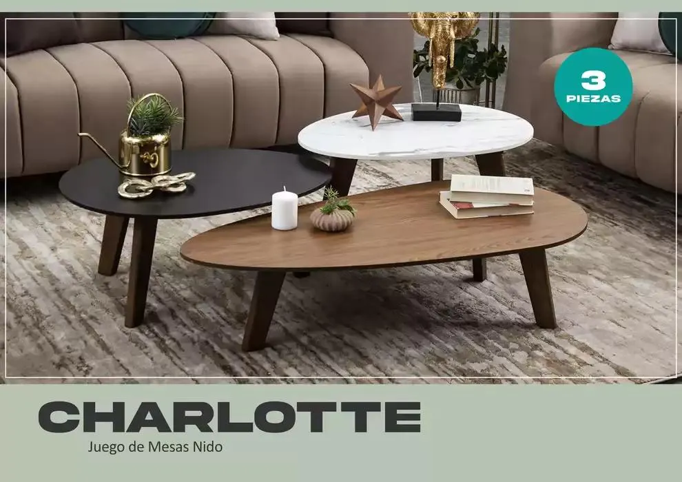 Catálogo de Muebles Dico Mesas Ocasionales Centro 2025 14 de febrero al 31 de diciembre 2025 - Pagina 3