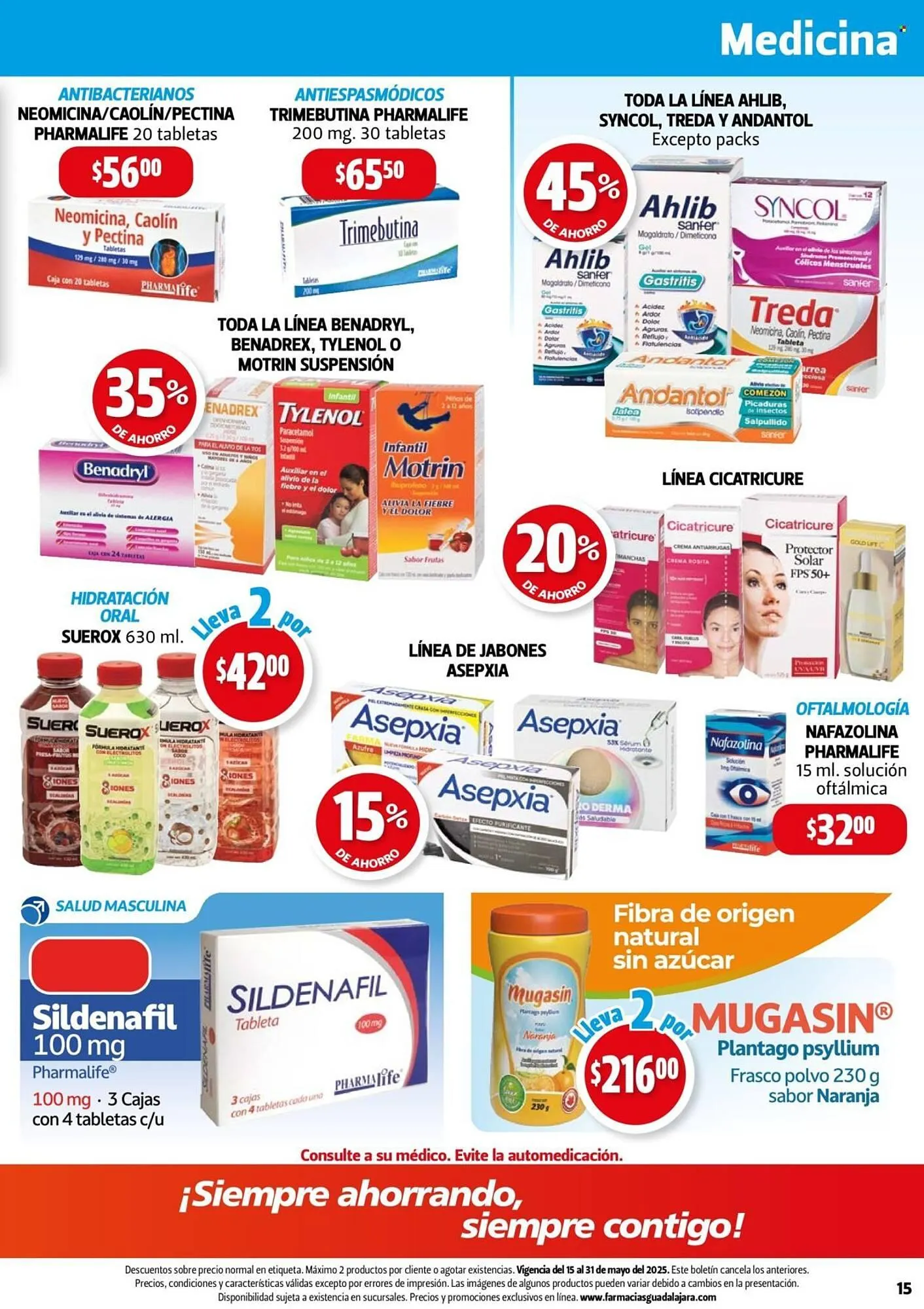 Catálogo de Catálogo Farmacias Guadalajara 15 de mayo al 31 de mayo 2025 - Pagina 15